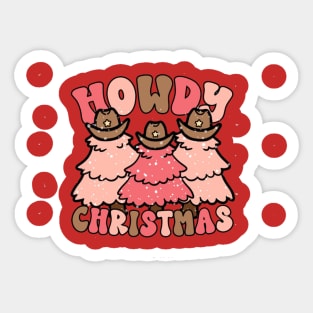 Howdy christmast Sticker